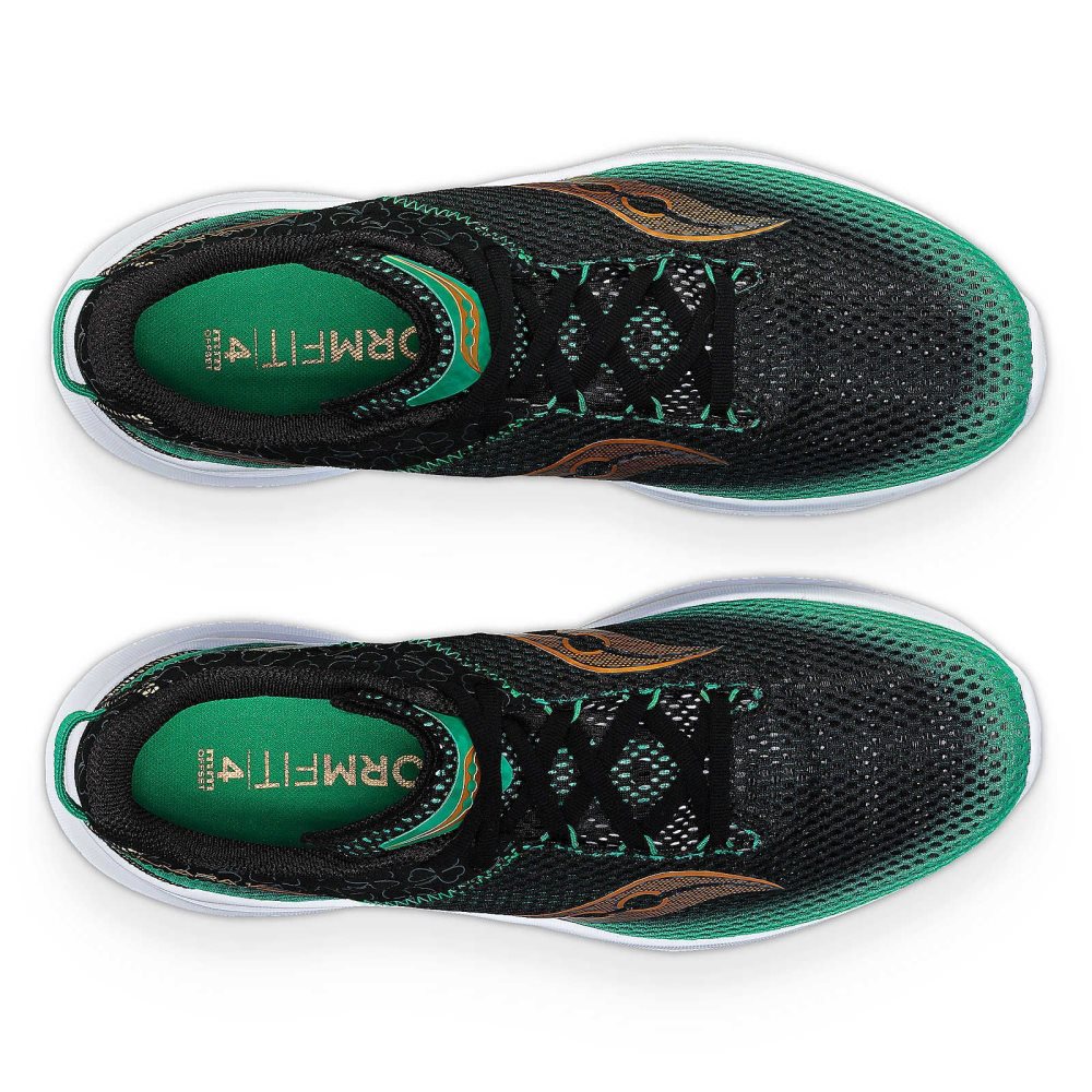 Saucony Shamrock Kinvara 14 Noir Vert | 42310-CGMY