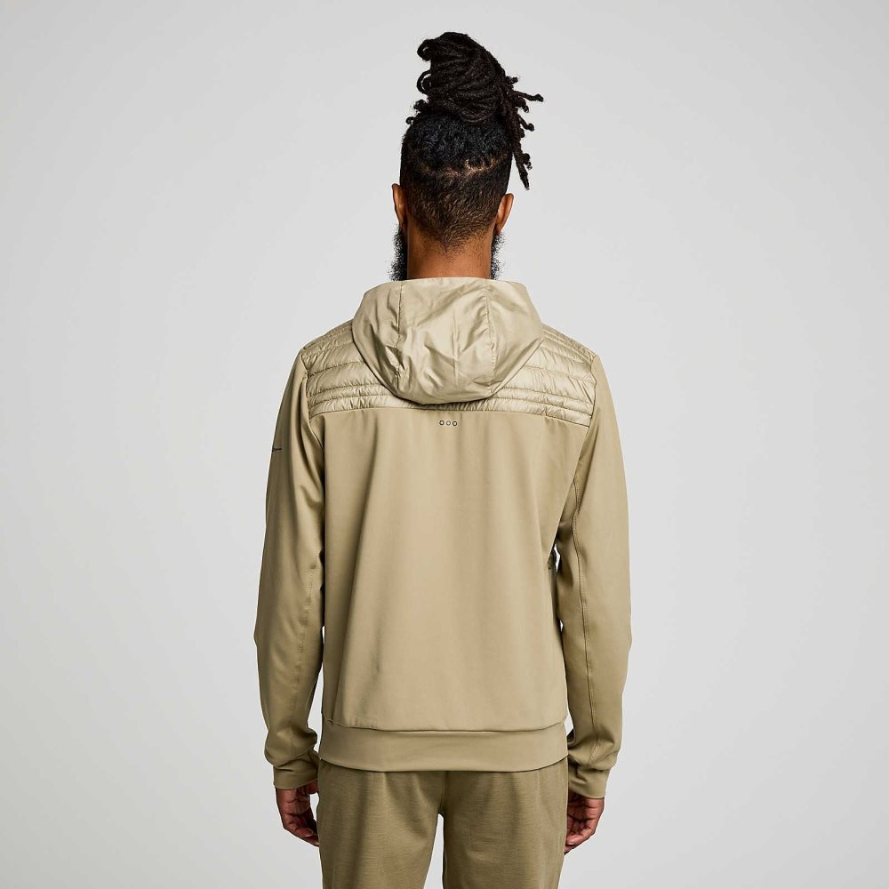 Saucony Solstice Oysterpuff Hoody Cafe | 15803-URZP