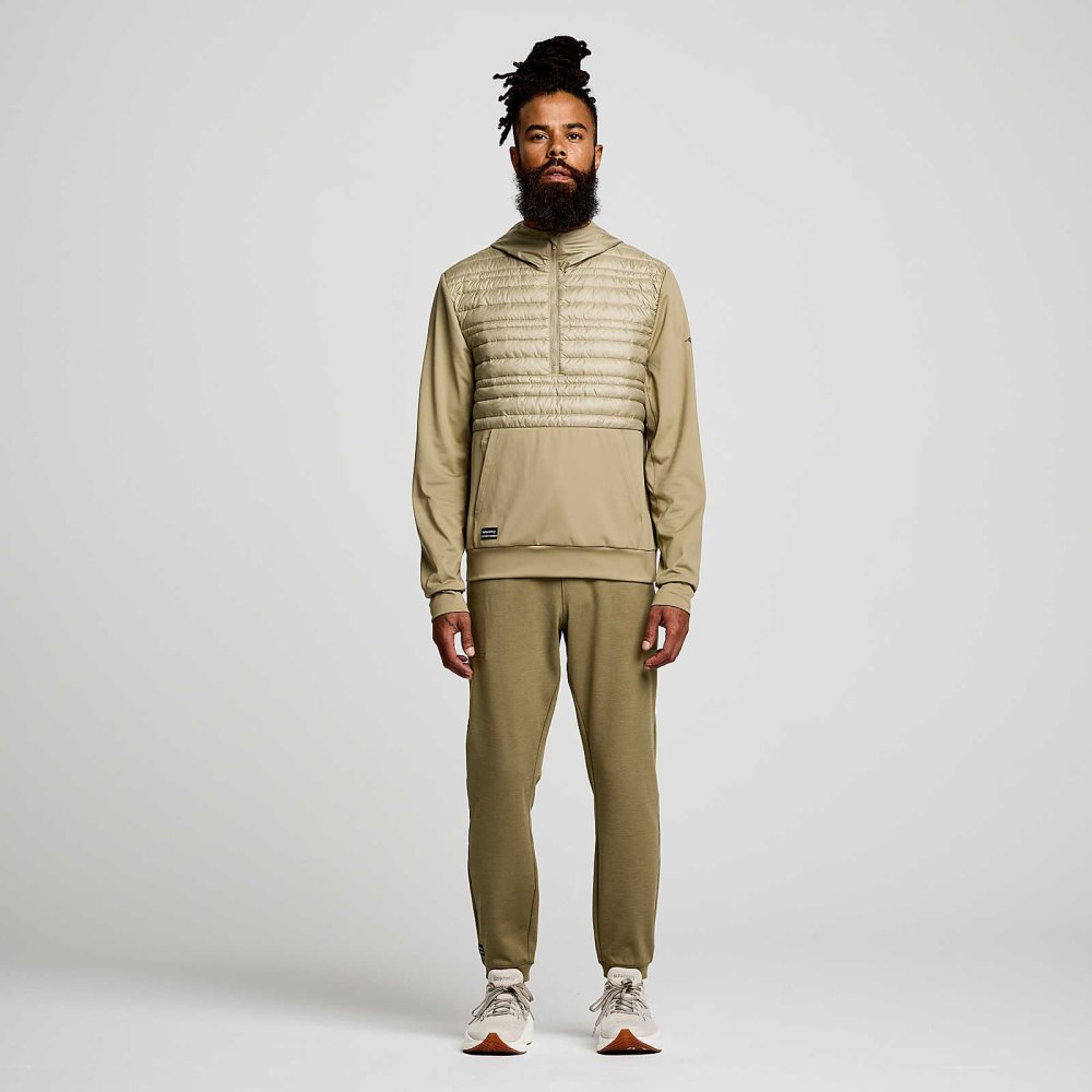 Saucony Solstice Oysterpuff Hoody Cafe | 15803-URZP