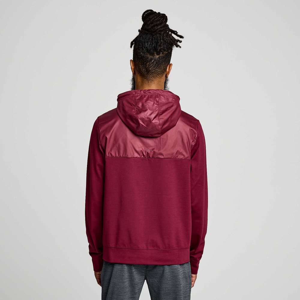 Saucony Solstice Zip Hoody Sundown Heather | 16805-EFSB