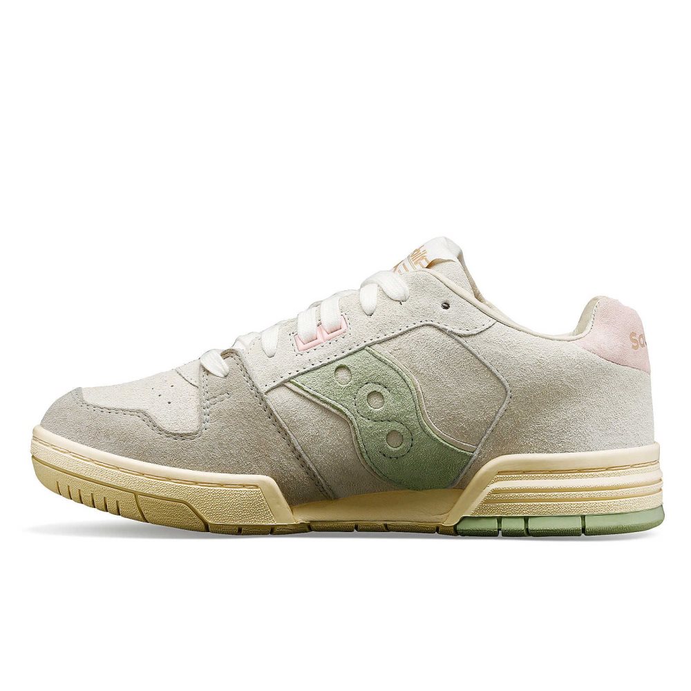 Saucony Spot-Bilt Sonic Low Beige Clair Vert | 92738-XJIB