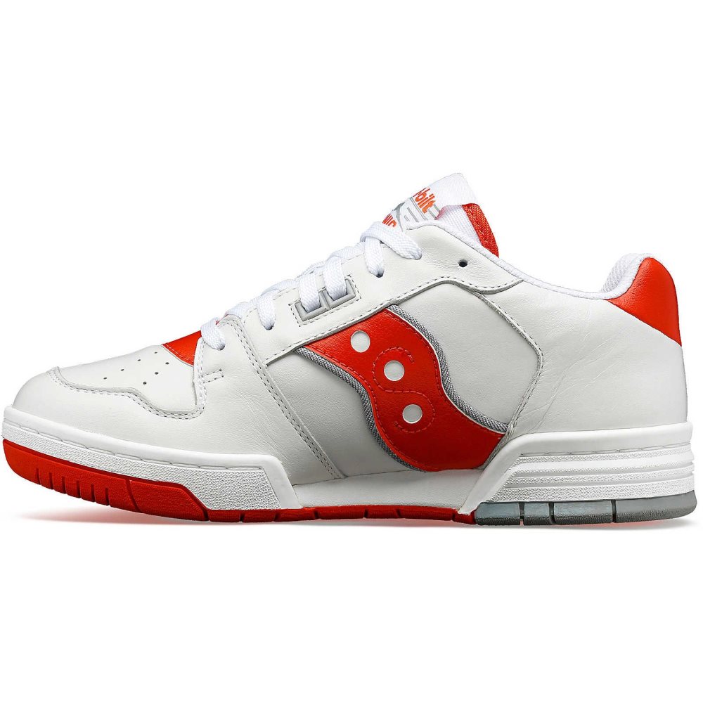 Saucony Spot-Bilt Sonic Low Blanche Rouge | 20364-ECXY