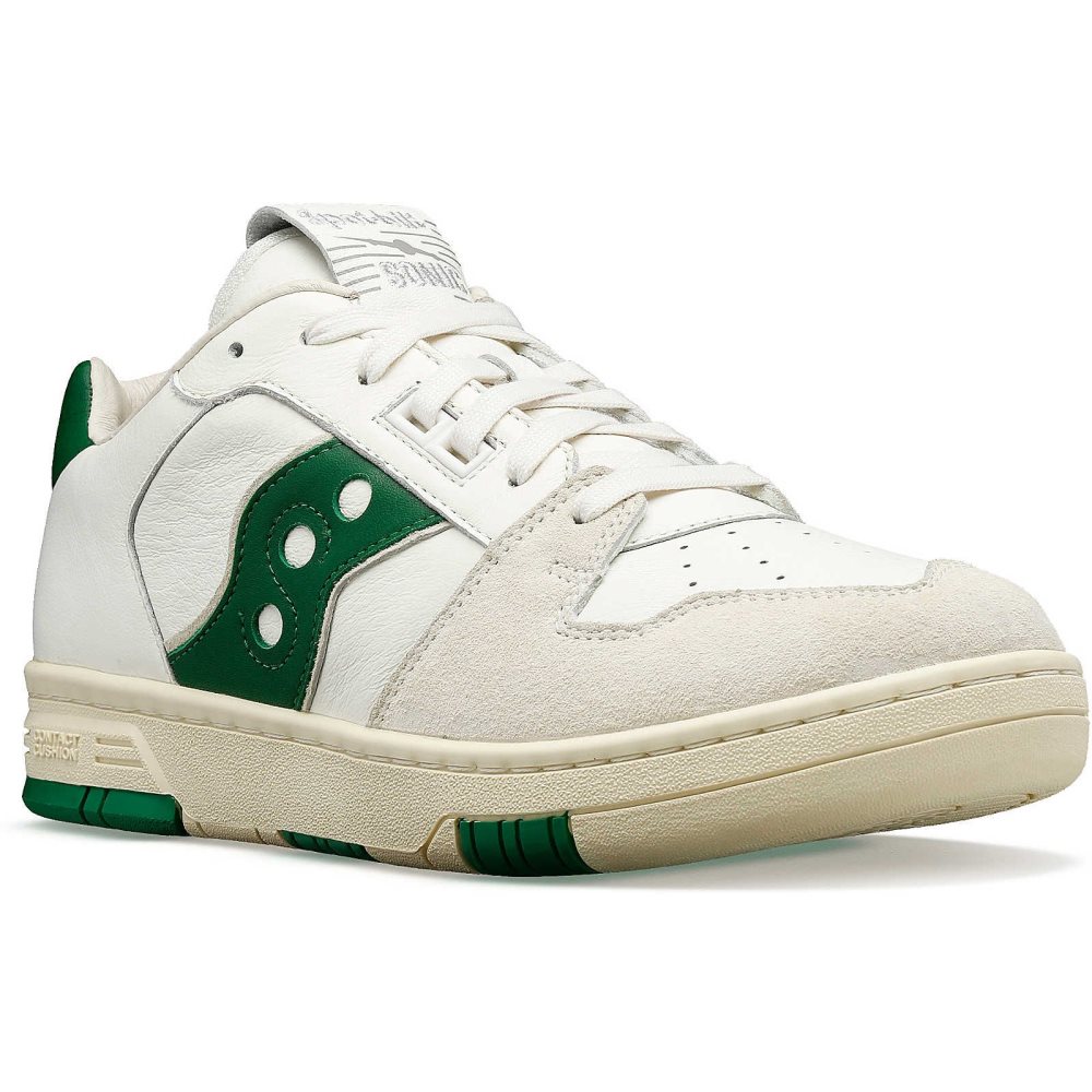 Saucony Spot-Bilt Sonic Low Premium Beige Vert | 69287-HABK