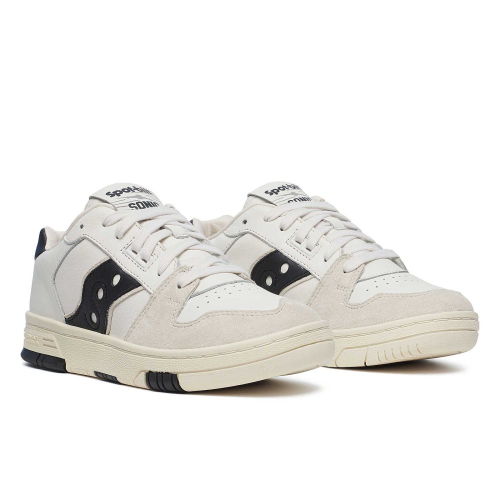 Saucony Spot-Bilt Sonic Low Premium Beige Noir | 72640-SUXN