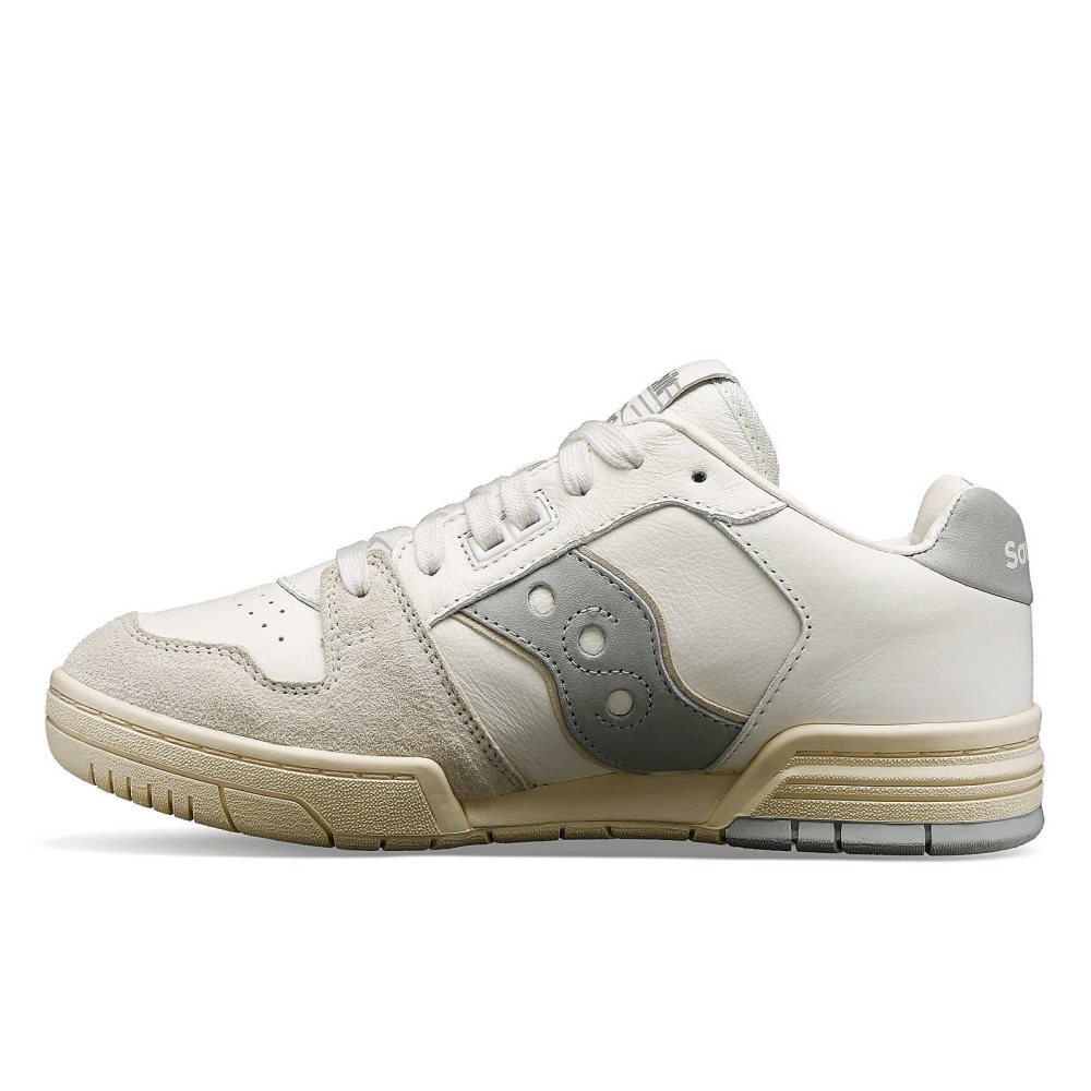 Saucony Spot-Bilt Sonic Low Premium Beige Grise | 08247-THDF