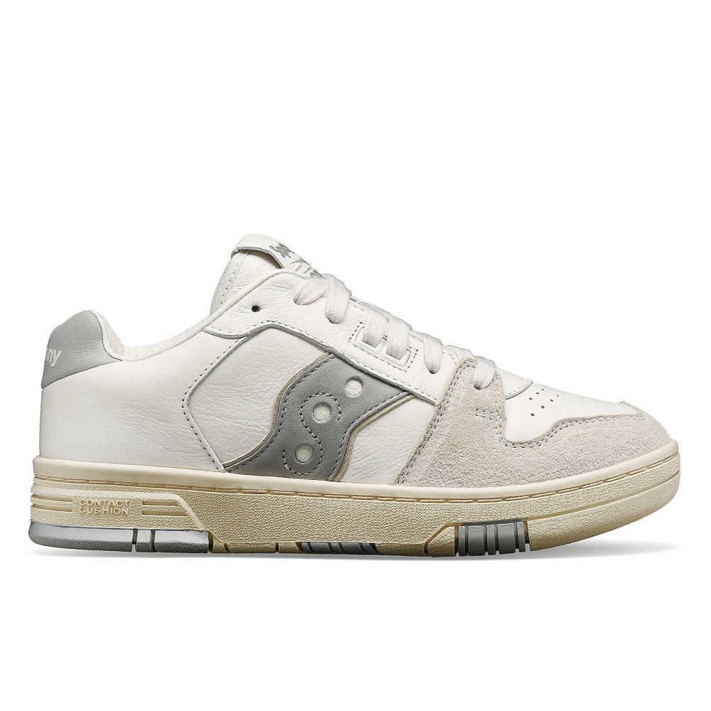 Saucony Spot-Bilt Sonic Low Premium Beige Grise | 08247-THDF