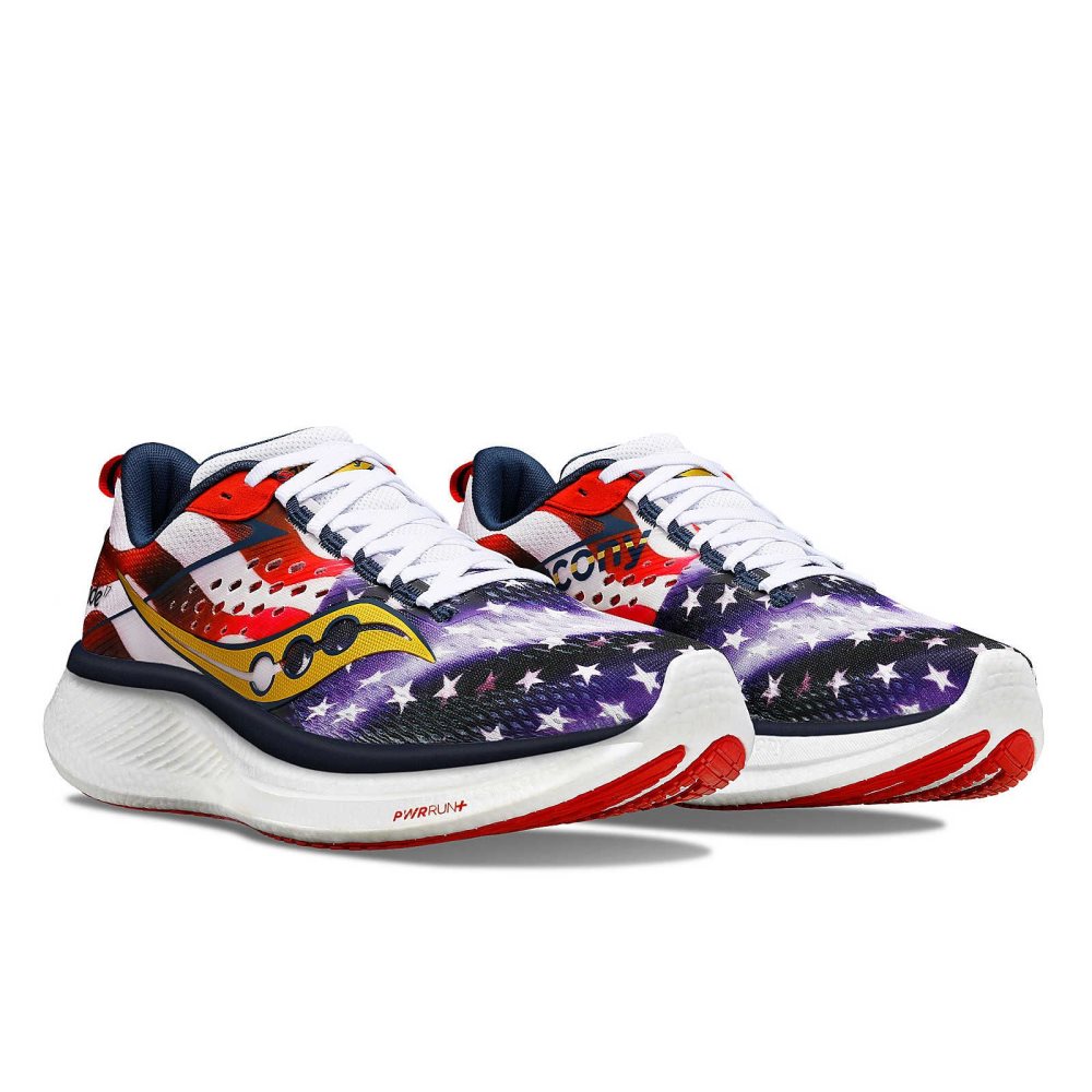 Saucony Stars & Stripes Ride 17 Stripes | 72409-PYQA