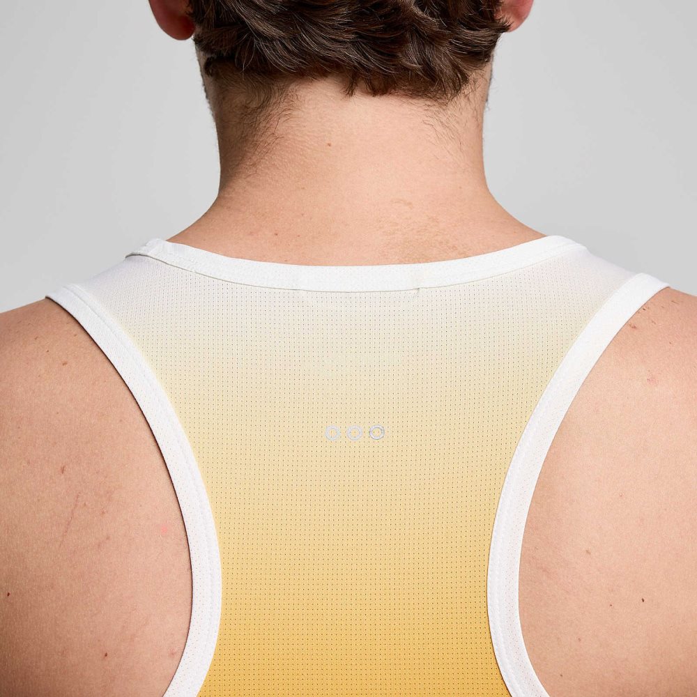 Saucony Stopwatch Graphic Singlet Confident Print | 89704-MFNU