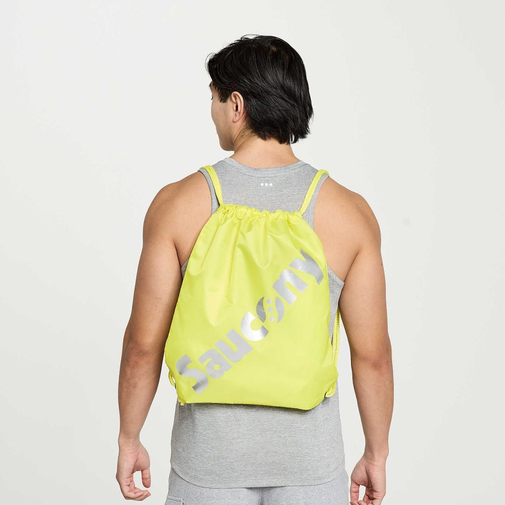 Saucony String Bag Citron | 86907-EWOJ