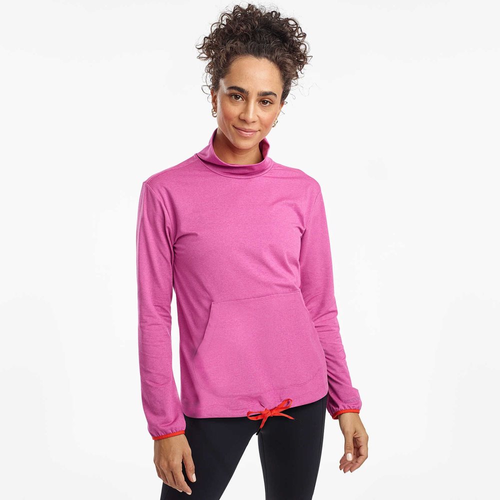 Saucony Sunday Pocket Top Violette | 95483-CHPU