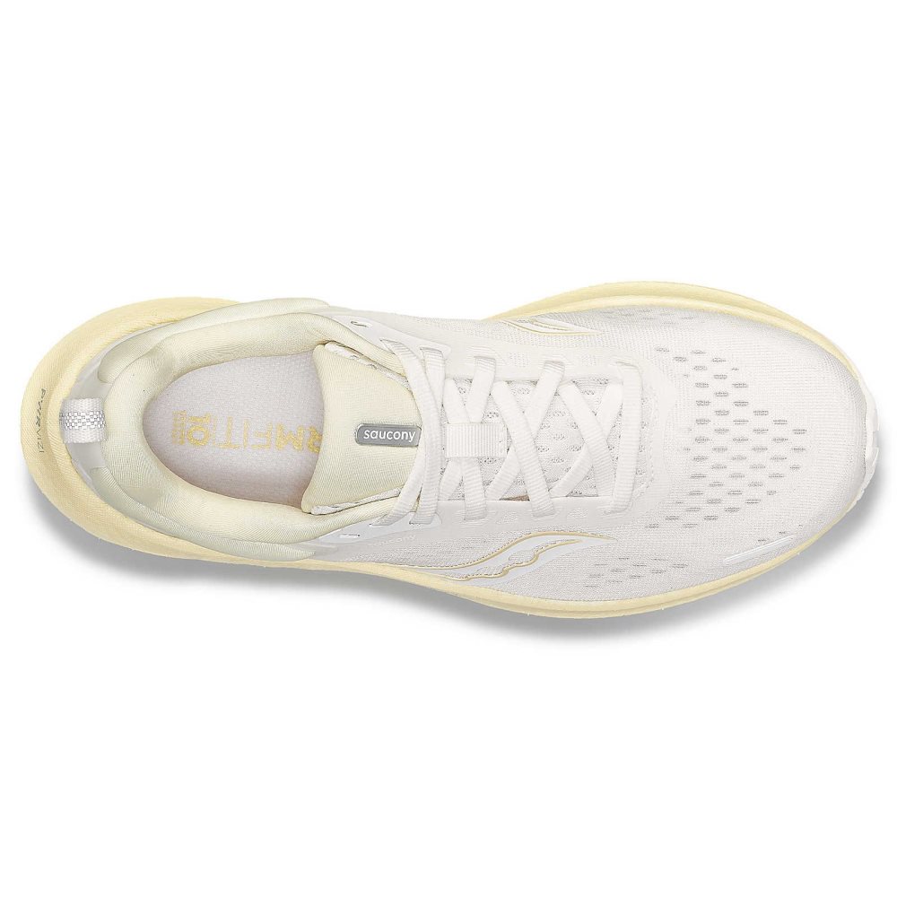 Saucony Surge 3 Mesh Blanche Jaune | 21637-NJVL