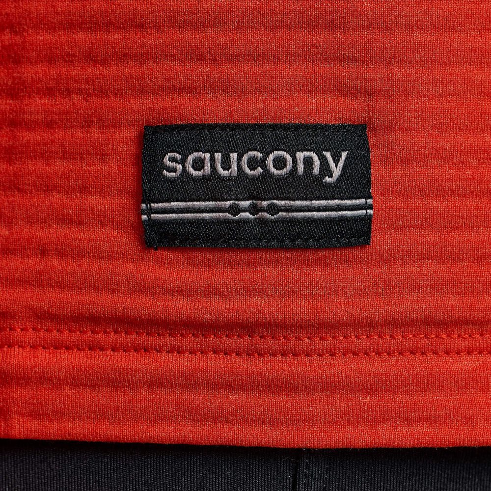 Saucony Triumph 3D Crew Infrared Heather | 35698-JWXR