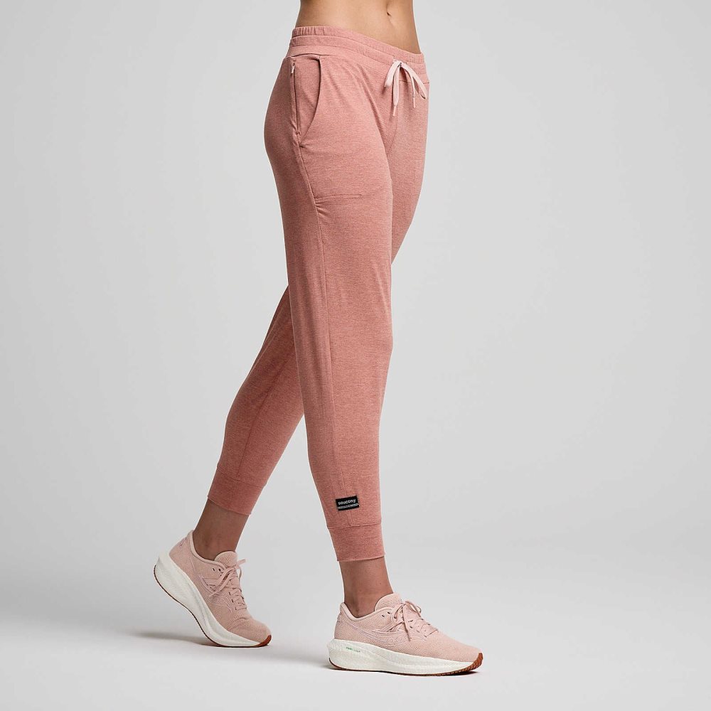 Saucony Triumph Pant Lotus Heather | 68079-HJQC