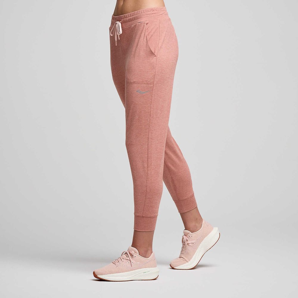 Saucony Triumph Pant Lotus Heather | 68079-HJQC