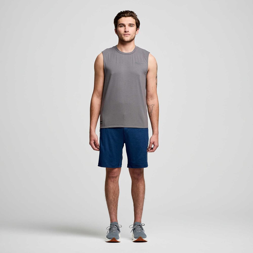 Saucony Triumph Sleeveless Grise Foncé | 61532-QINY