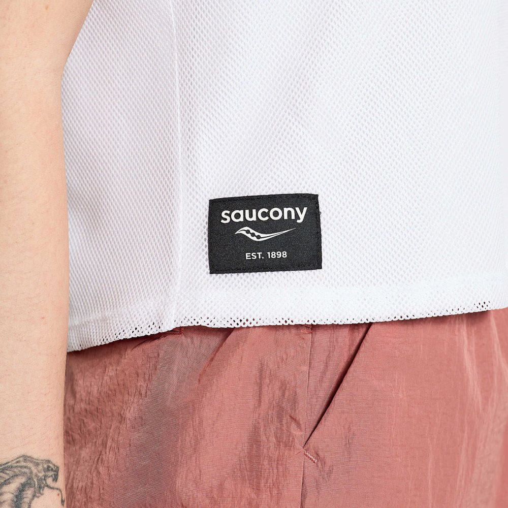 Saucony Unwind Sleeveless Blanche | 79152-NCKH