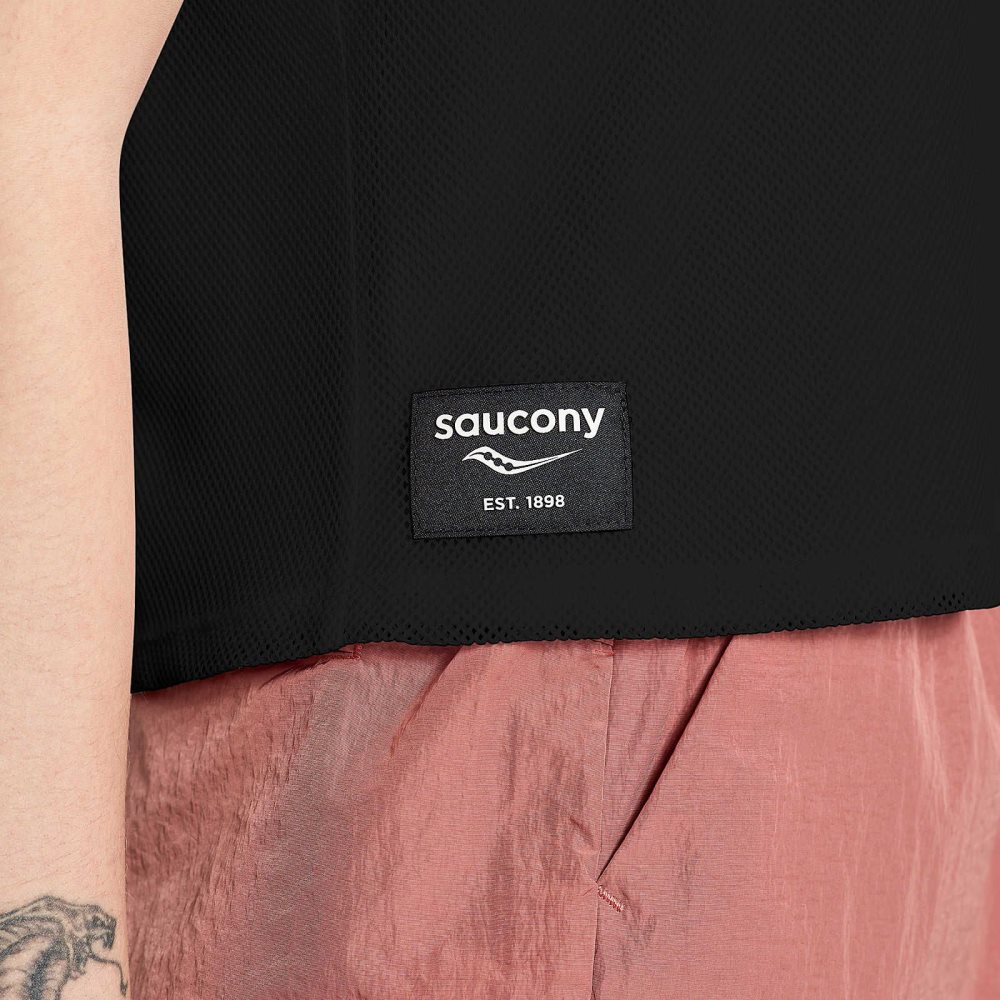 Saucony Unwind Sleeveless Noir | 29746-YCUE